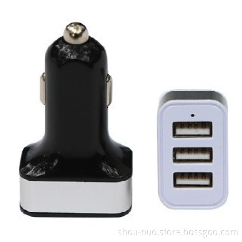 car travel charger 3 in 1 with socket ports usb 3,for iphone 5 power adapter charger super fast,for iphone multi charger